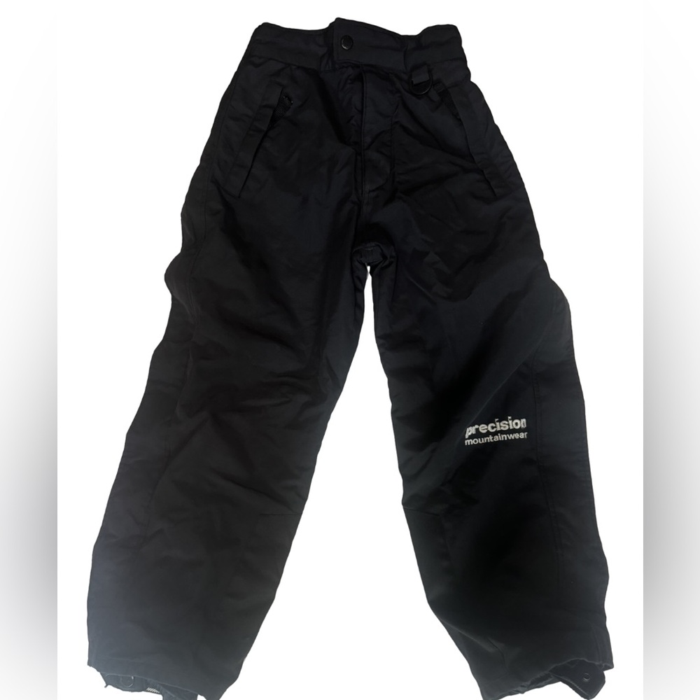 Precision Mountainwear Children’s Black Unisex Ski Snowboard Pants 8